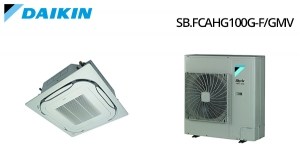 Climatizzatore Daikin Monosplit  a cassetta soffitto Round Flow Supercassette FCAHG100G-RZAG71MV1 