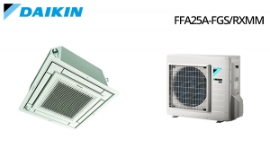 Climatizzatore Daikin Monosplit a cassetta soffito  Fully Flat FFA25A-FGS / RXM25M9