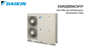 Sistema Idronico Daikin Trifase solo raffreddamento Inverter Mini Chiller EWAQ009ACW1P