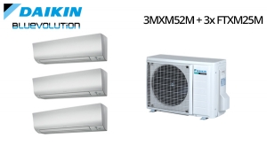 Climatizzatore Daikin Inverter TRIAL 3MXM52M + 3x FTXM25M