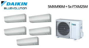 Climatizzatore Daikin Inverter 5MXM90M + 5x FTXM25M