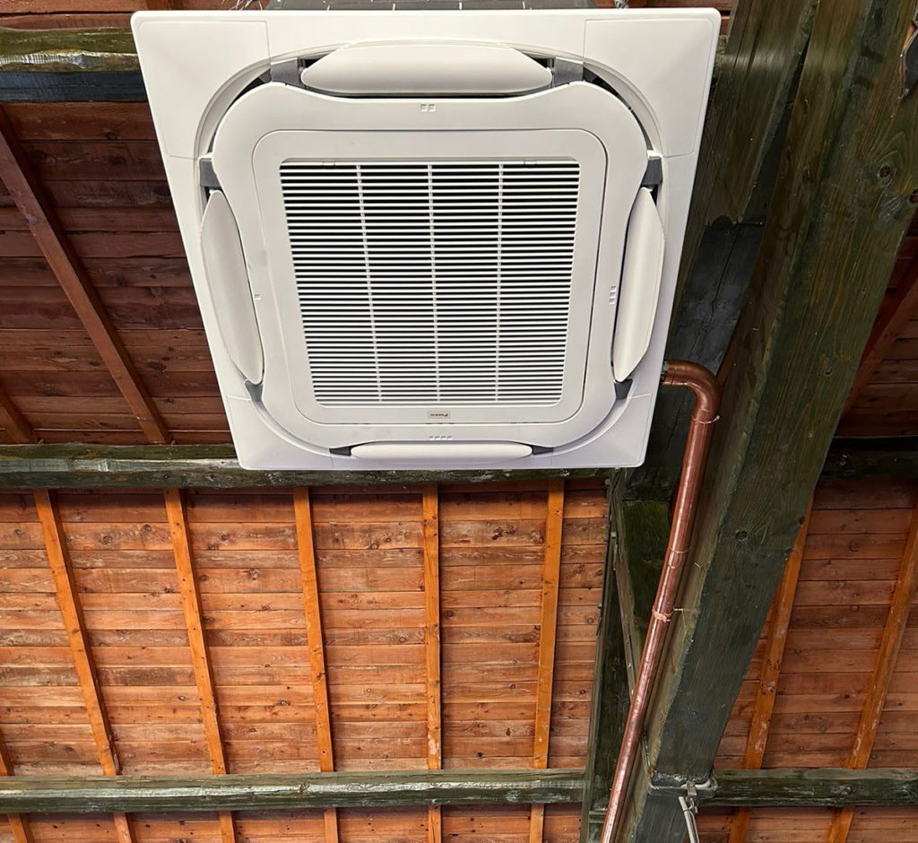 Impianto di climatizzazione per Borgo di Pieve a Salti