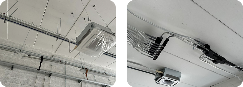 Impianti di climatizzazione VRV installato nel negozio Becatti a Siena da General Frigo